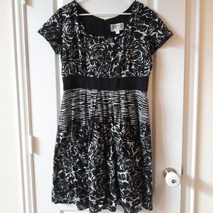 SALE ☆ Summer Cotton Black Gray Dress Scoop Neck